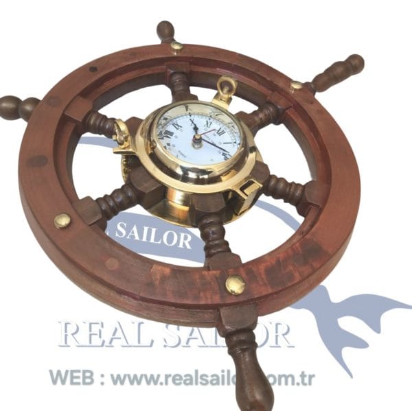 AHŞAP DÜMEN SAAT 45 cm - Görsel 3
