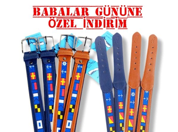 3 KAT İŞARET SANCAKLI KEMER (BAY)